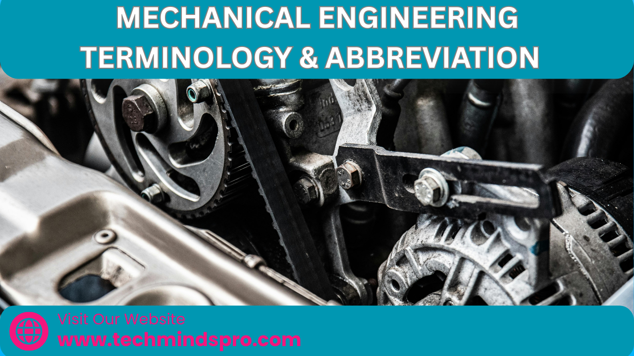 mechanical engineering abbreviation and terminology