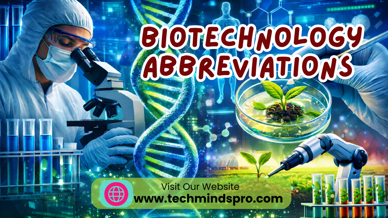 Biotech Engineering Abbreviations