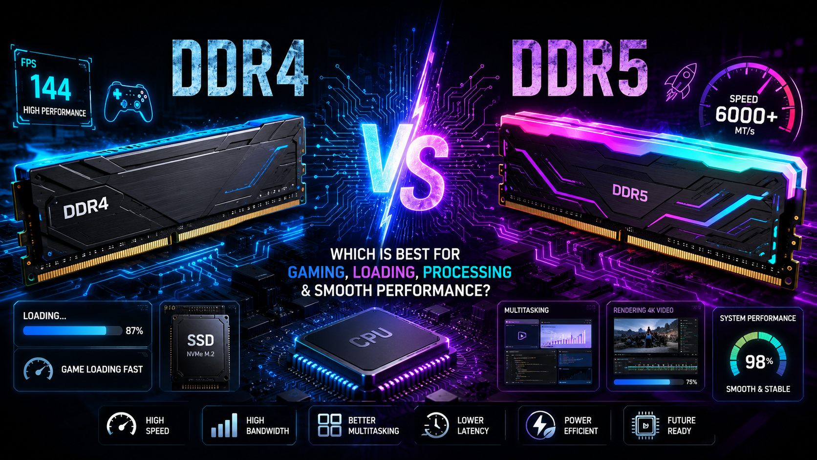 DDR4 vs DDR5 RAM – Which One Should You Buy in 2026?