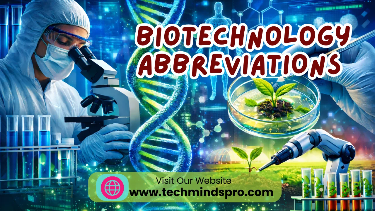 Biotech Engineering Abbreviations