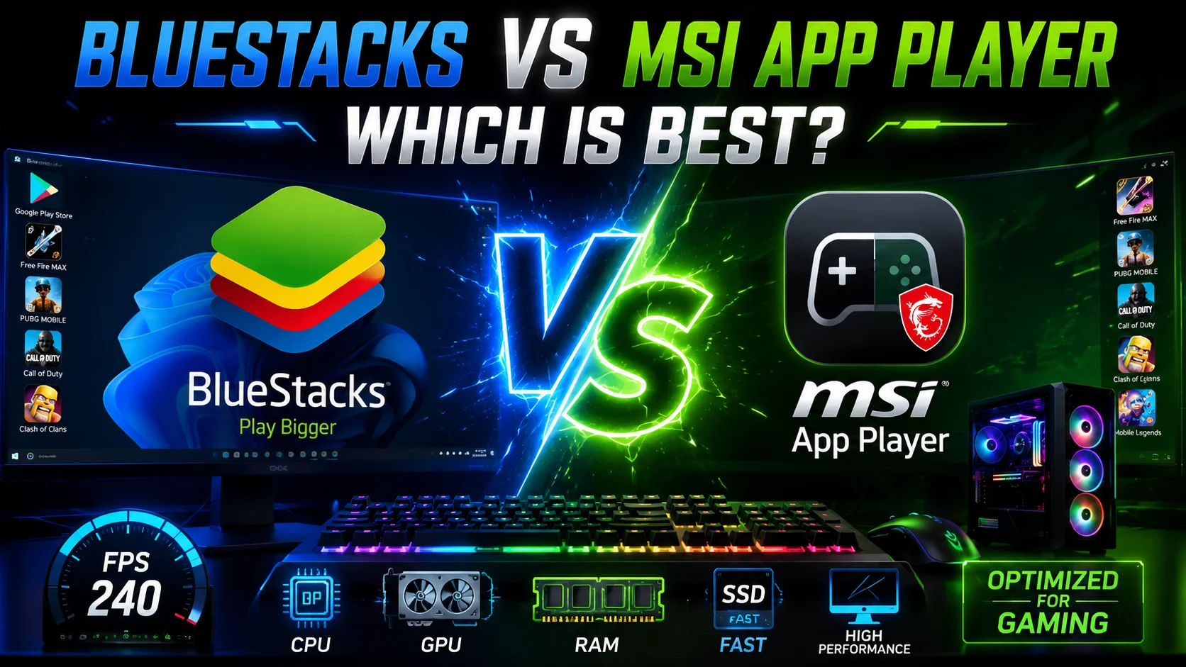 Bluestacks vs MSI App Player Which Emulator Is Best