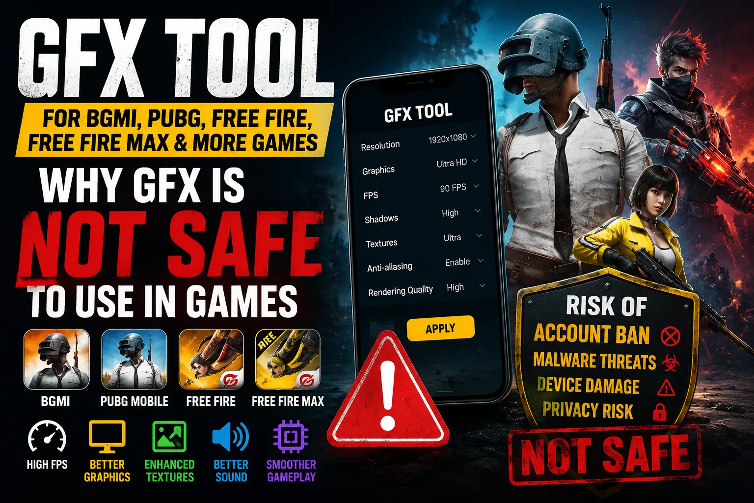 Why GFX is not safe to use in Games